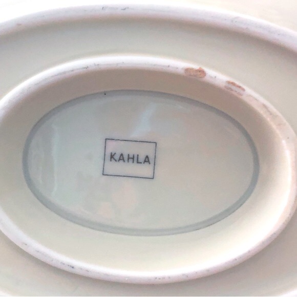 Vintage 80s Kahla Gravy Bowl/Boat w/ 8” Underplate Made in Germany - Picture 10 of 10